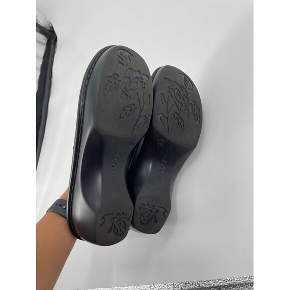 Naot Womens Leather Sandals Size 8.5 Bronze Strappy Comfort Slide Wedge Summer - Picture 6 of 7